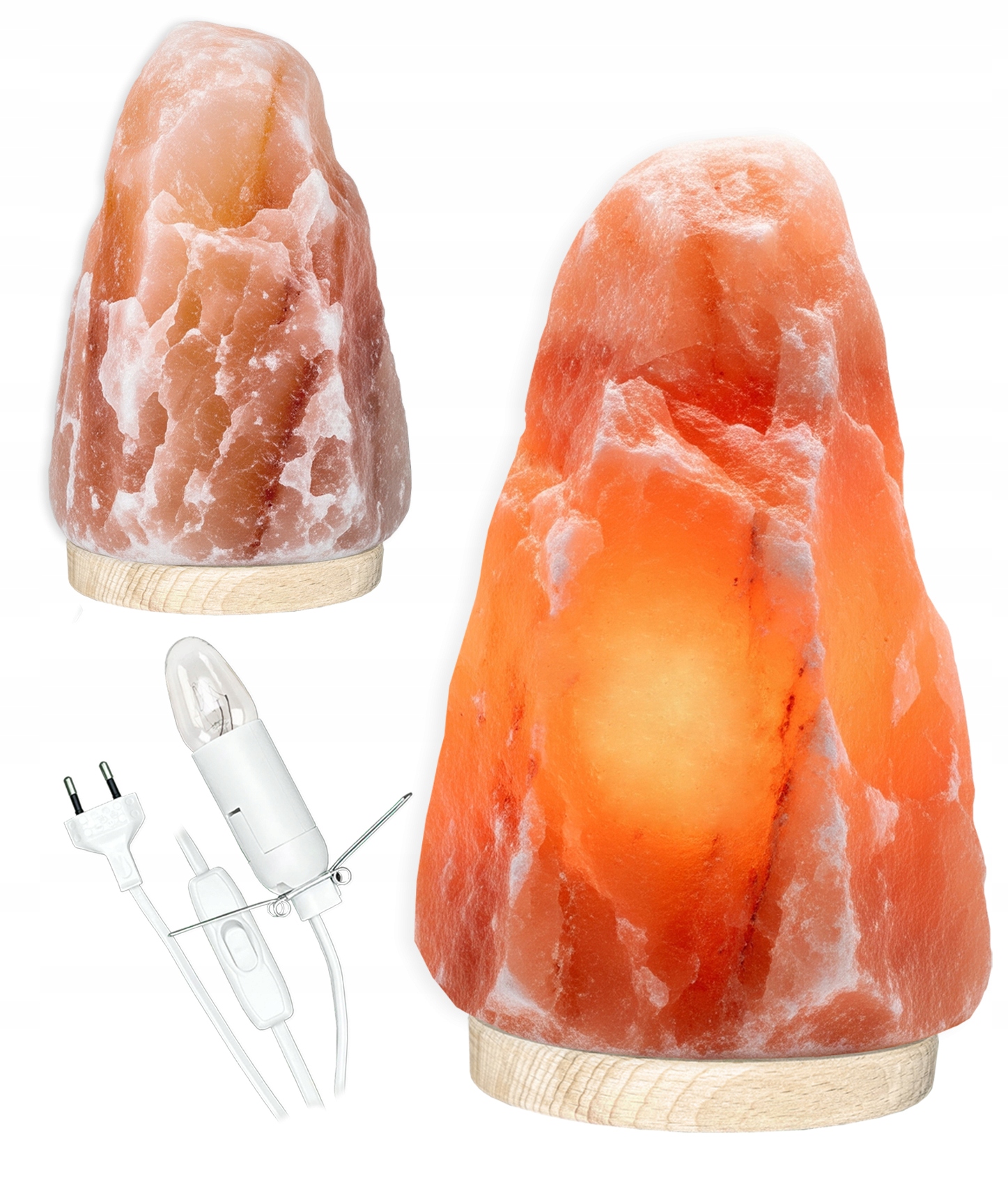 Solná lampa z polské soli Kłodawa, 7-9 kg - obrazek 7