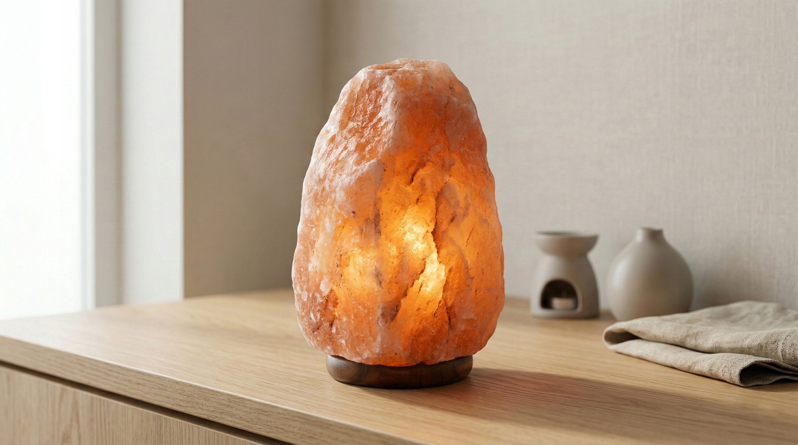 Obří solná lampa XXL, 45-50 kg – přírodní himalájský ionizátor - obrazek 4