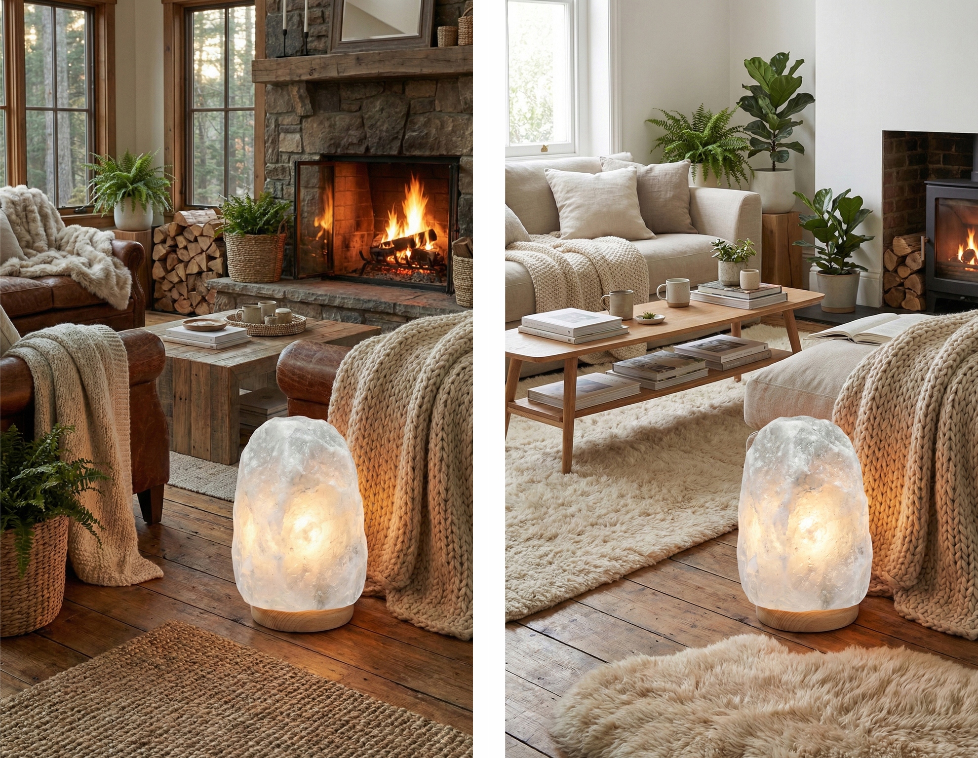 Bílá solná lampa Kłodawa XXL (20-25 kg) – přírodní ionizátor - obrazek 5
