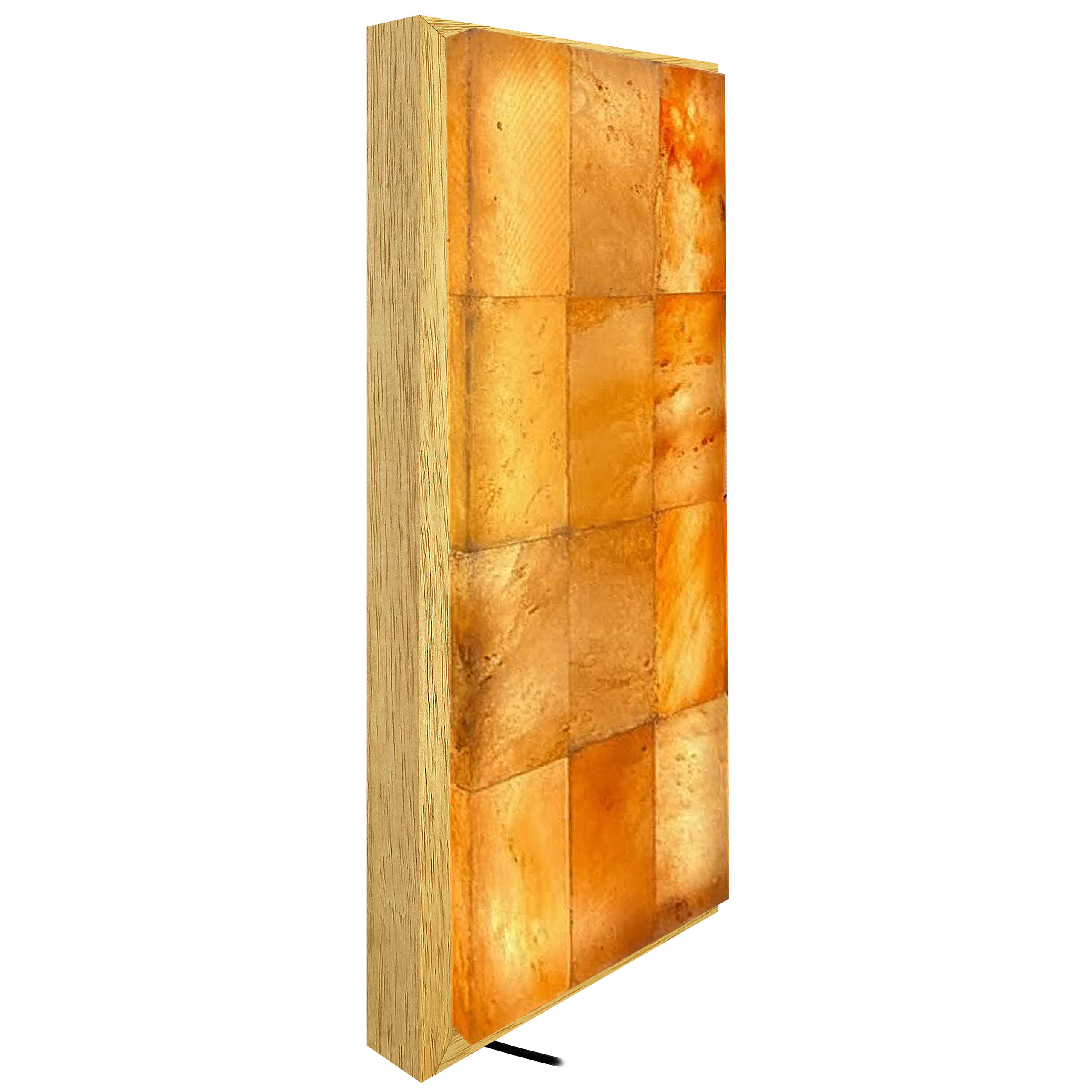 Solná lampa – Solný panel do sauny, Himalájská sůl, 32,5x82,5 cm - obrazek 2