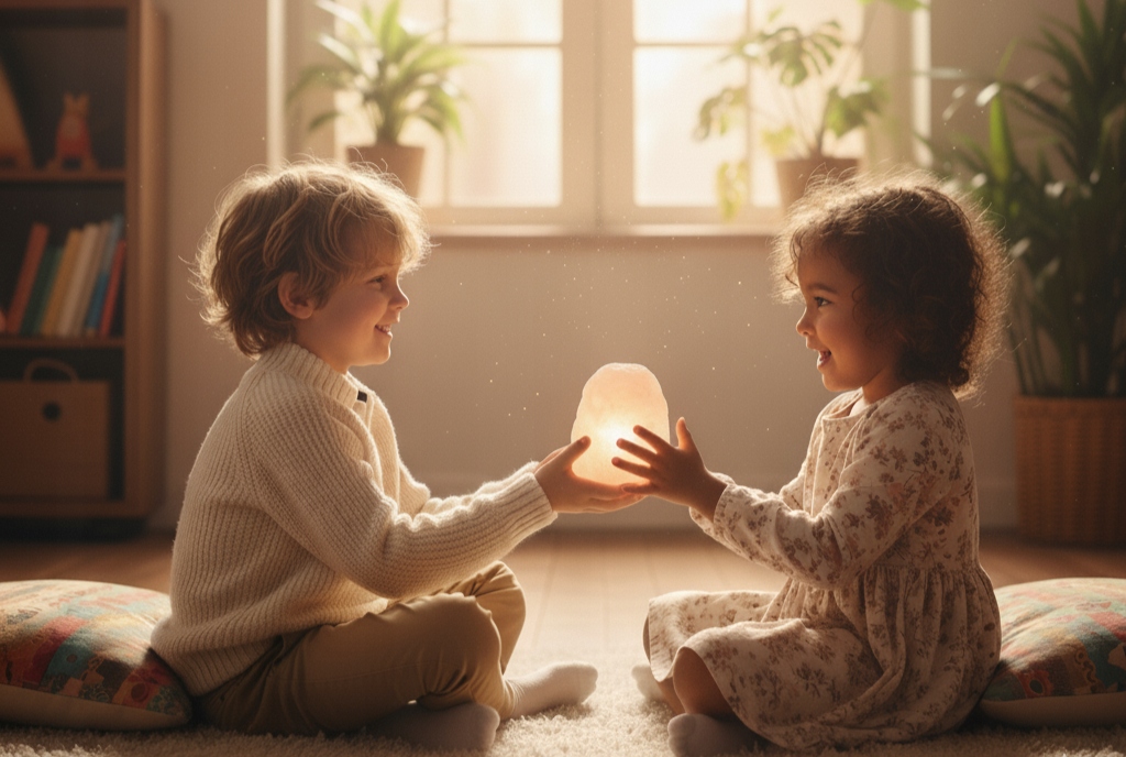 USB solná lampa z himalájské soli – přírodní ionizátor k PC - obrazek 3