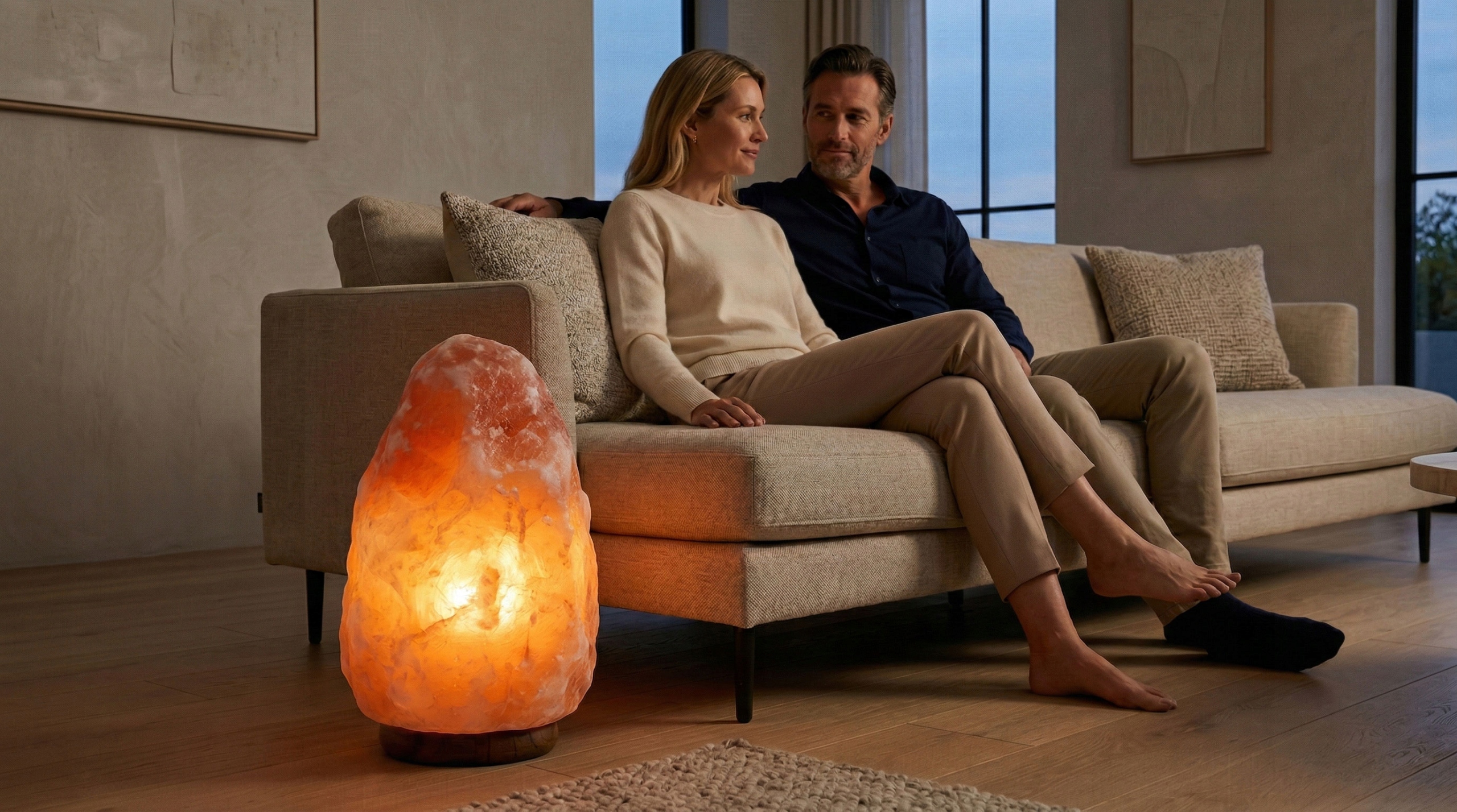 Obří solná lampa XXL z himalájské soli, 50-55 kg – přírodní ionizátor - obrazek 5