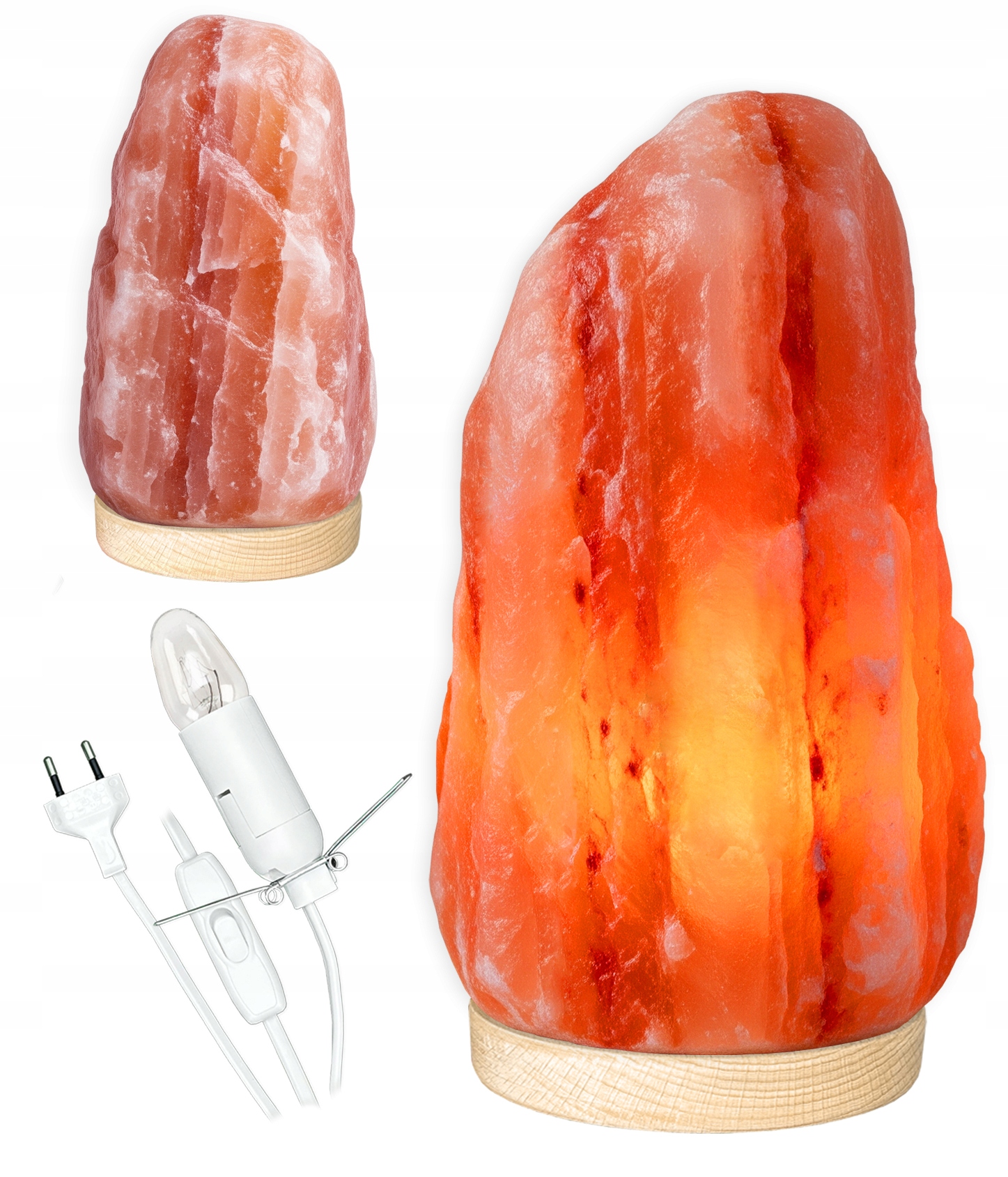 Solná lampa z polské soli Kłodawa, 6-9 kg - obrazek 6