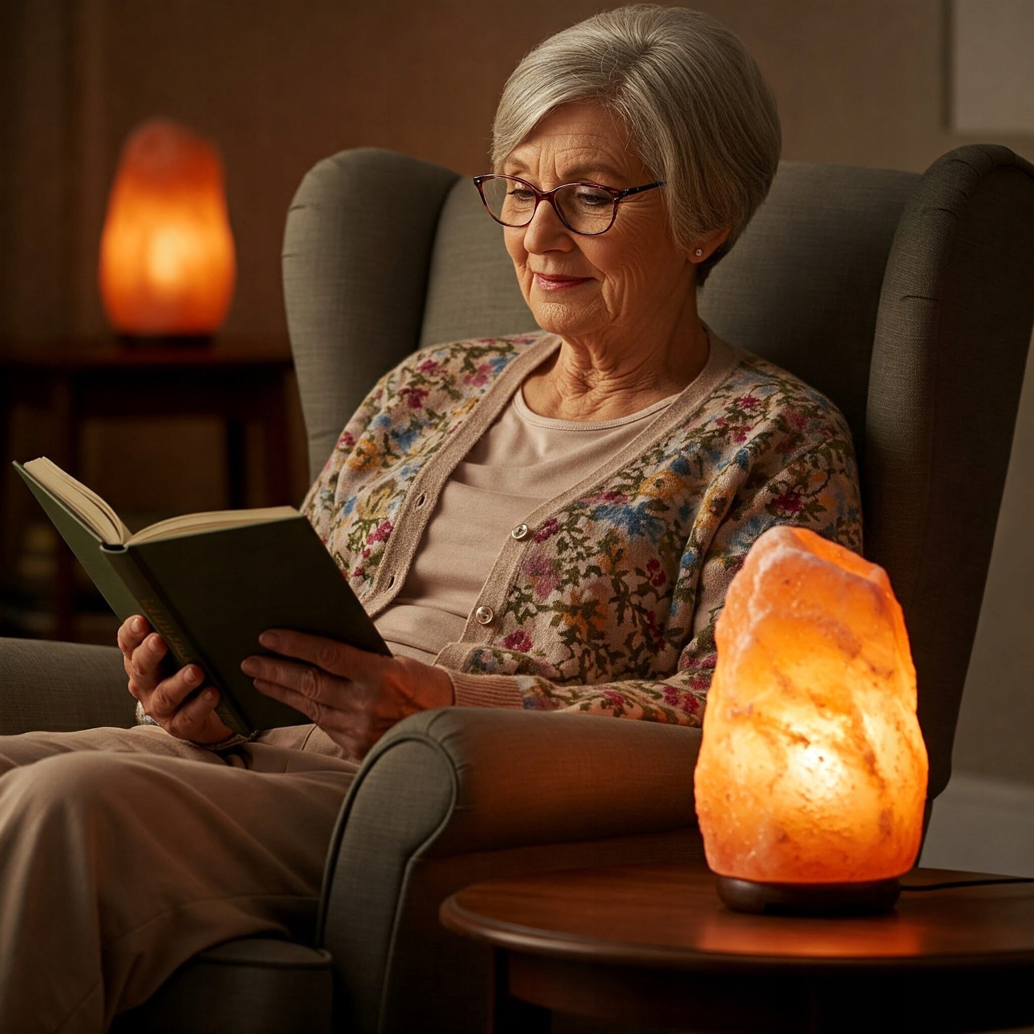 Himalájská solná lampa, přírodní krystal 3-5 kg - obrazek 9