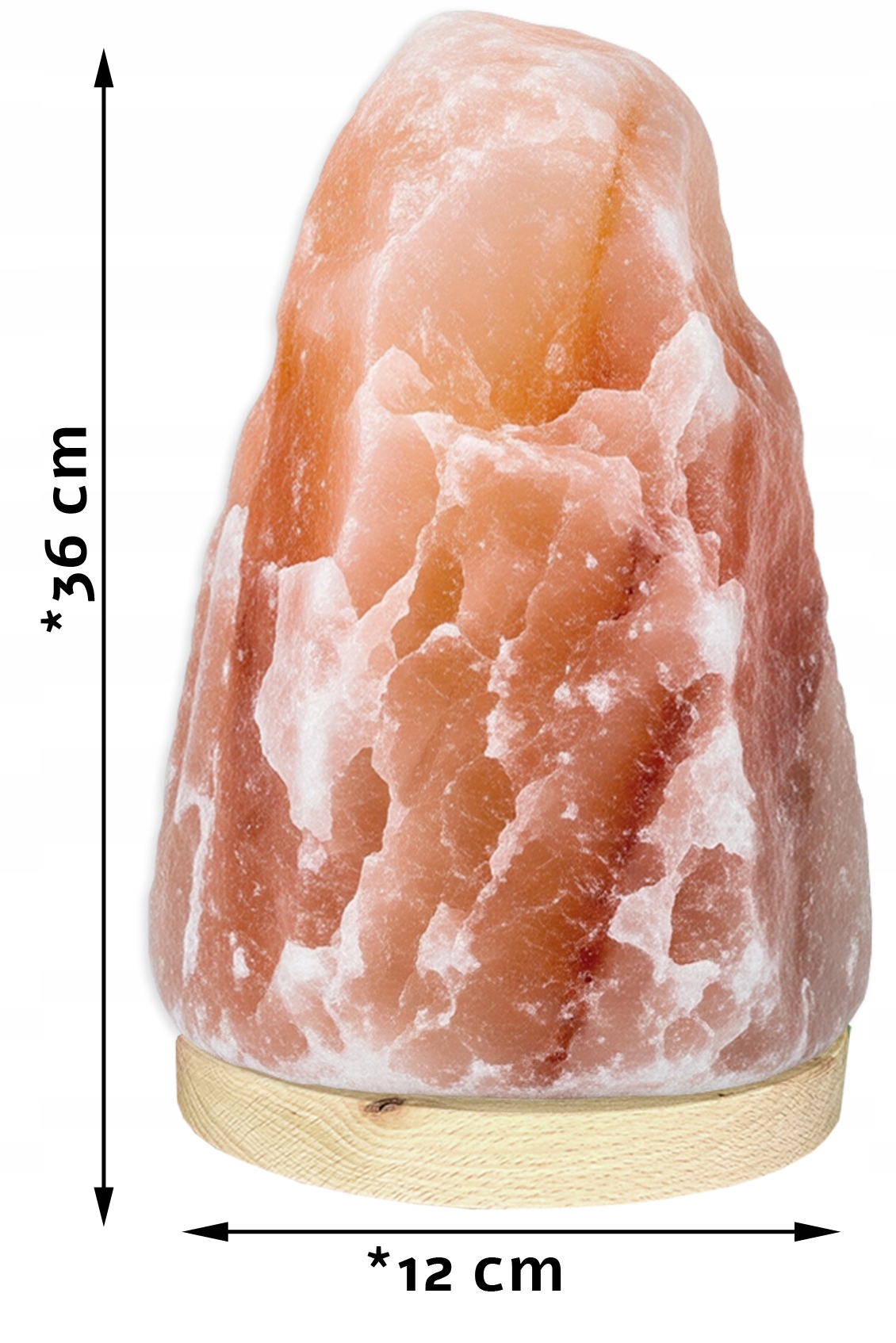 Velká solná lampa Kłodawa, 10-13 kg - obrazek 5