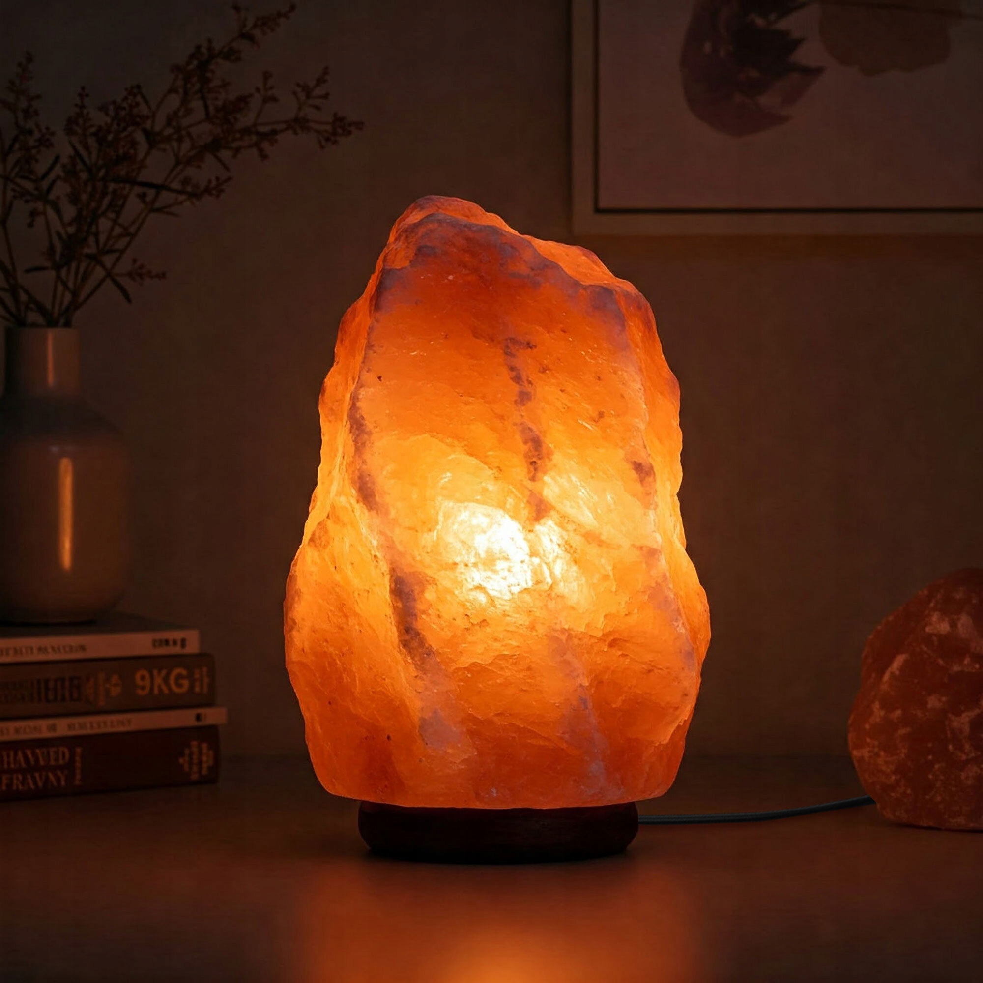 Himalájská solná lampa, přírodní krystal 6-9 kg - obrazek 12