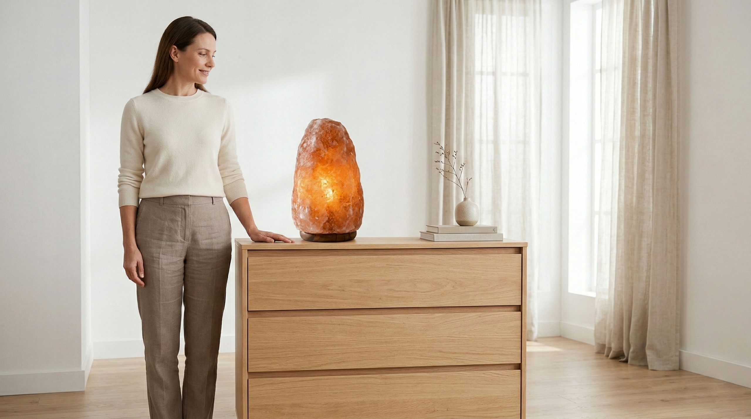 Obří solná lampa XXL z himalájské soli, 50-55 kg – přírodní ionizátor - obrazek 9
