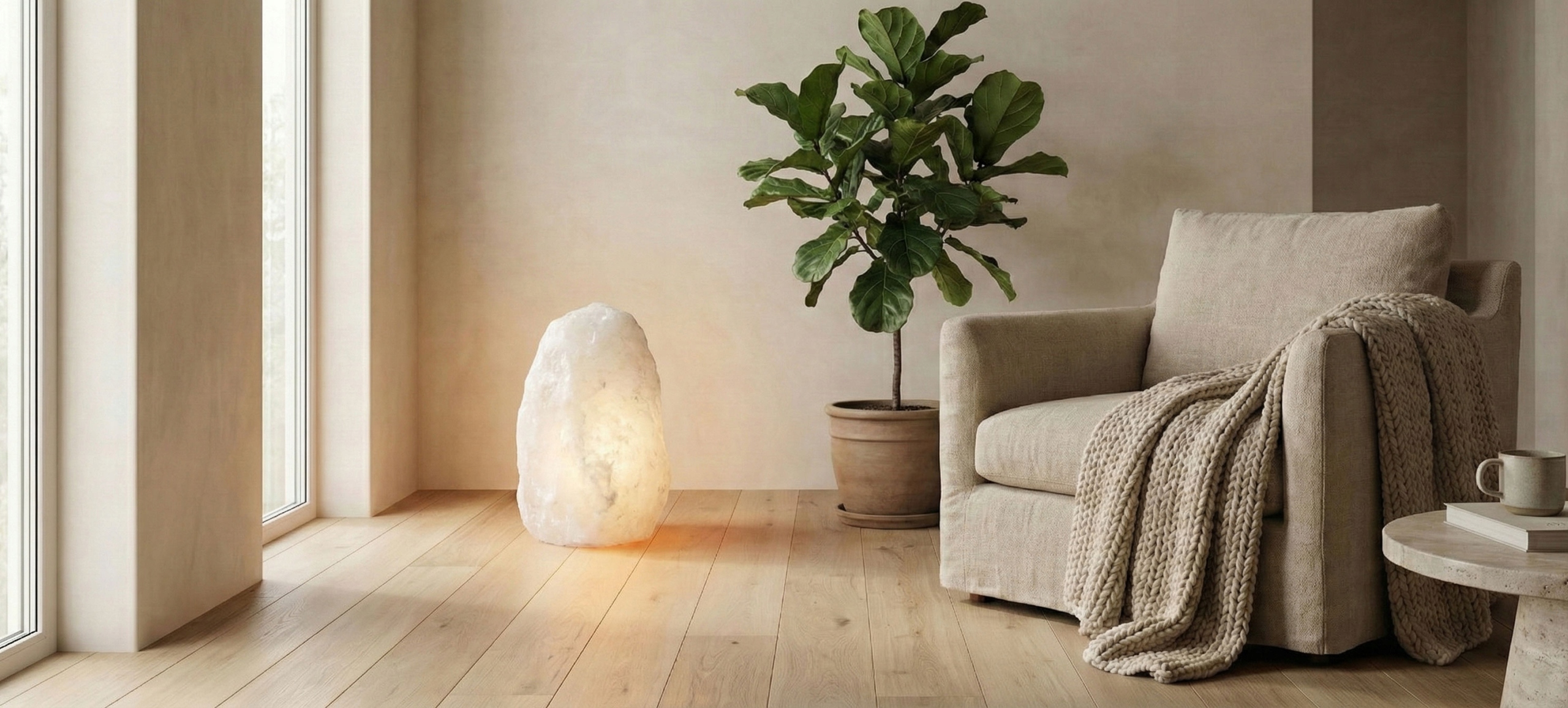 Masivní bílá solná lampa XXL (60-70 kg): Přírodní ionizátor vzduchu - obrazek 6