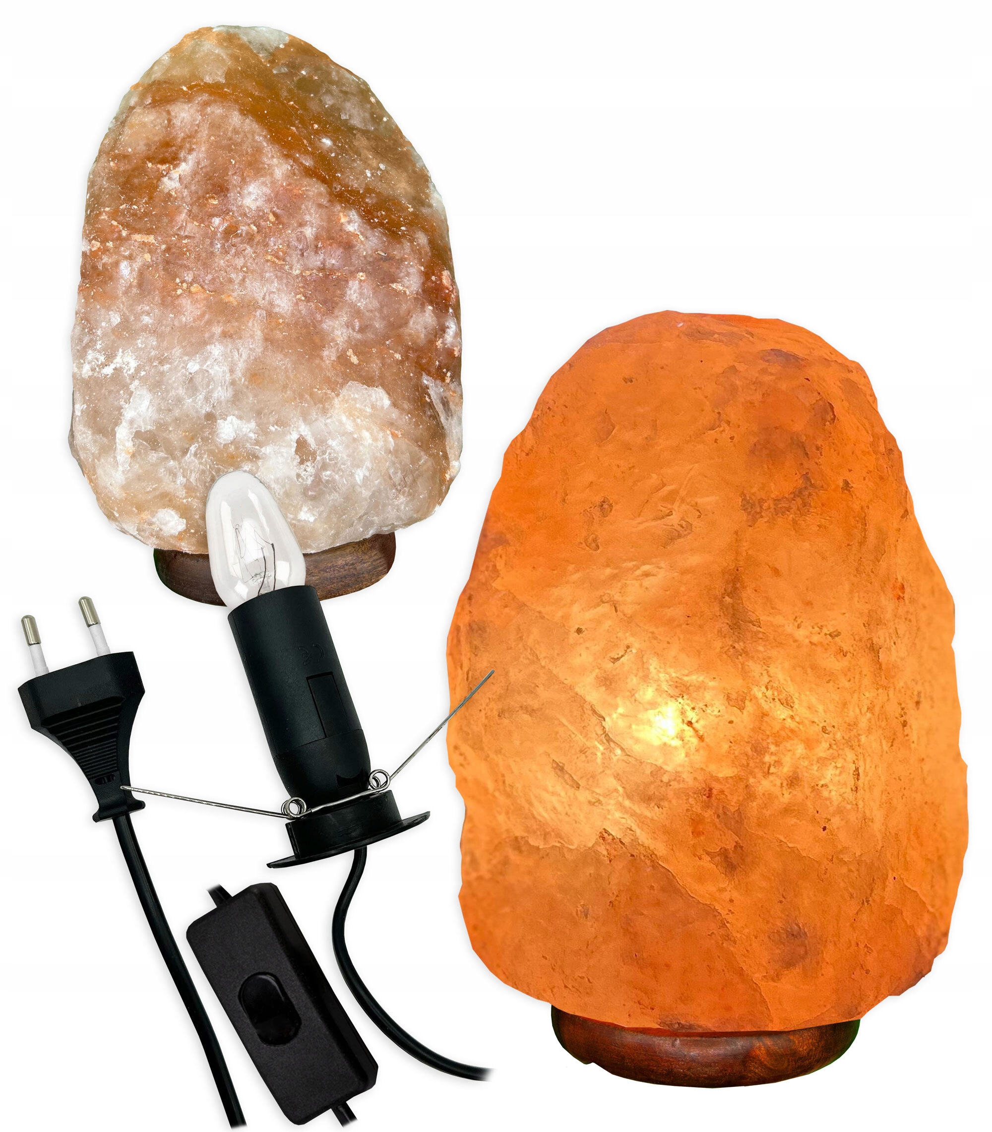 Himalájská solná lampa přírodní krystal, 5-7 kg - obrazek 16
