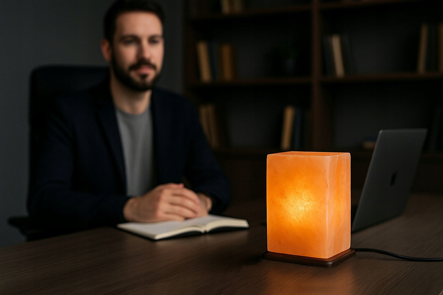 Solná lampa Helios z himalájské soli, 3-4 kg - obrazek 3