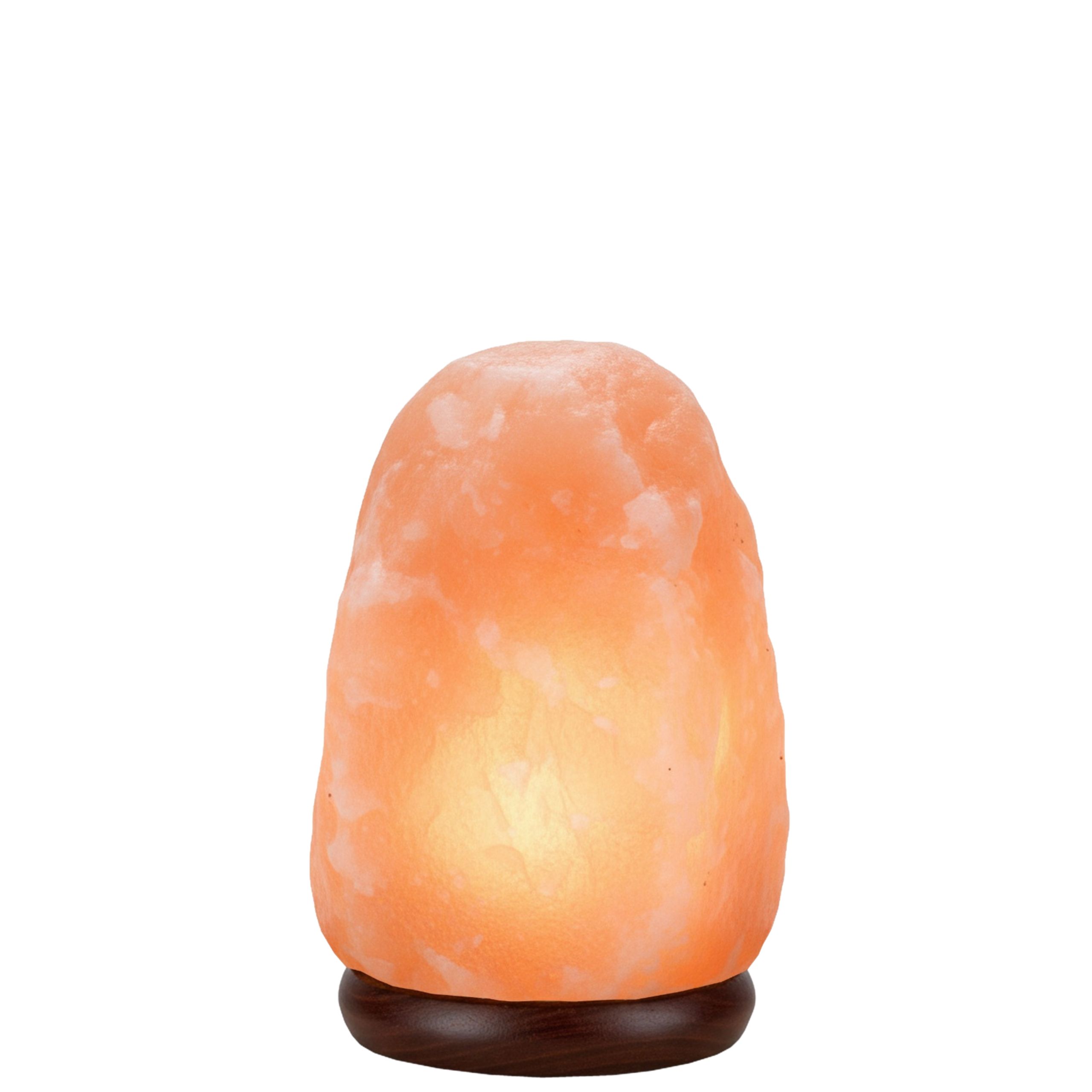Himalájská solná lampa přírodní, 1-2 kg, růžová - obrazek 2