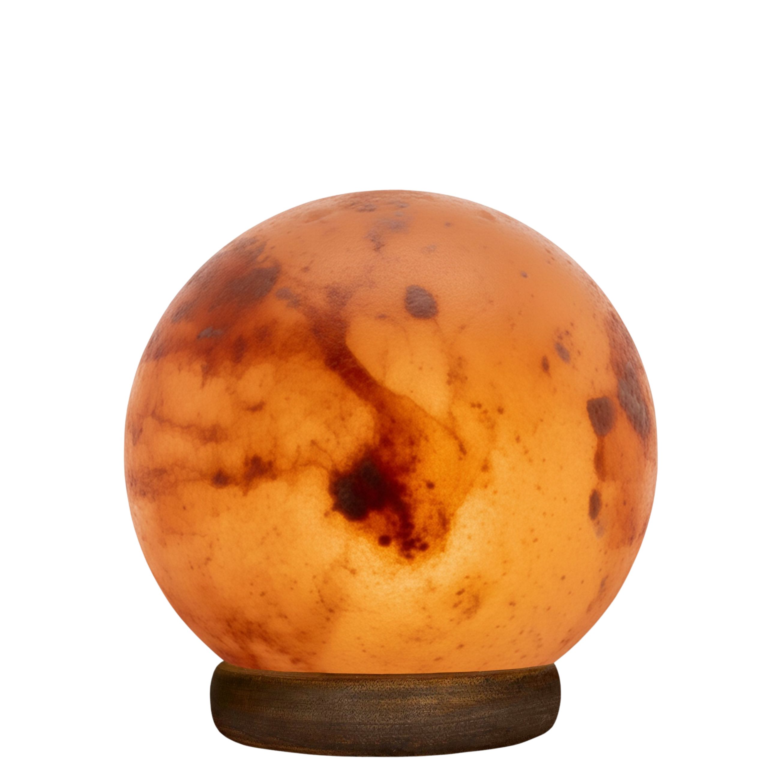 Himalájská solná lampa Luna (Měsíc), 3-4 kg - obrazek 2