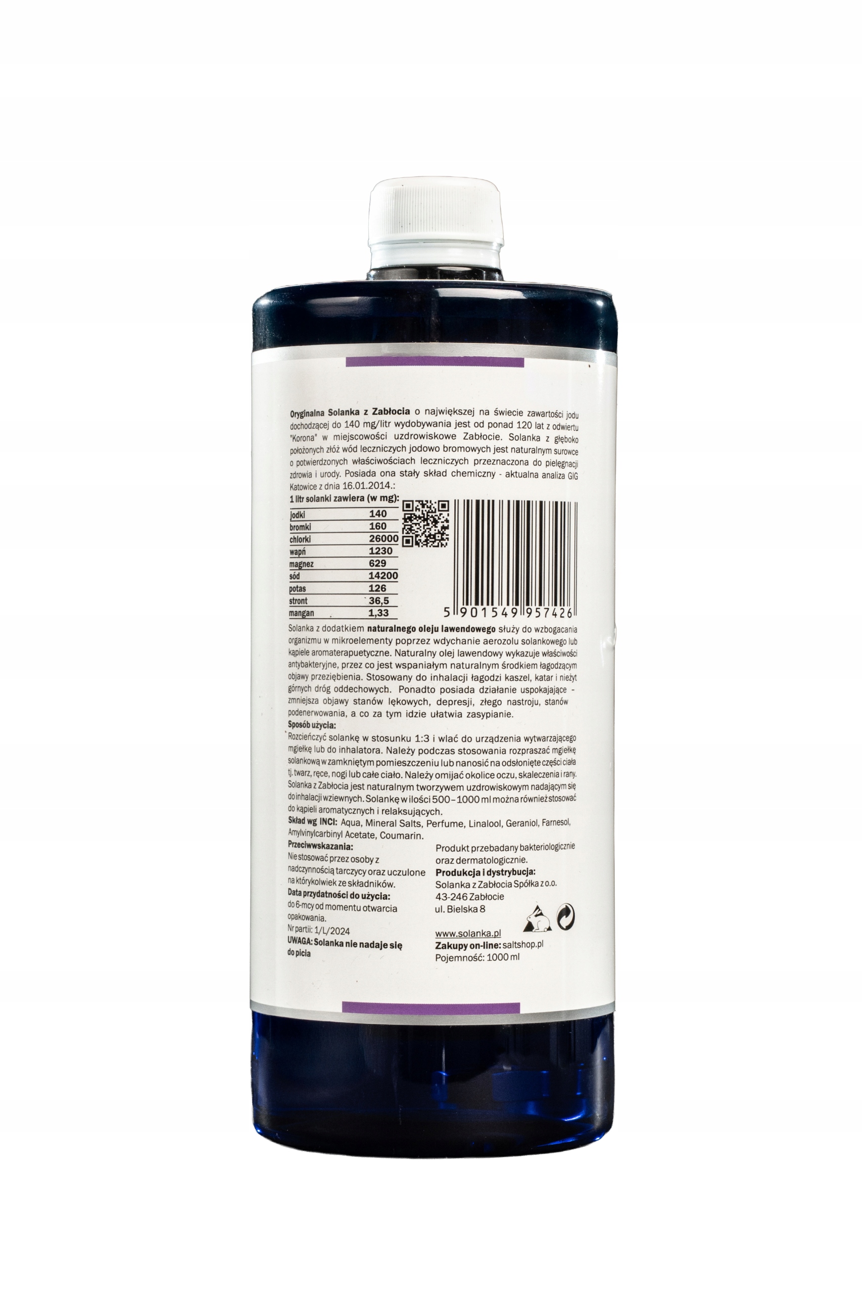 Oryginalna Solanka Lawenda Francuska 1L-5L do kąpieli, aromaterapii - obrazek 11