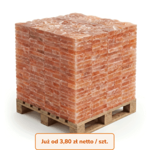 PALETA CEGIEŁ SOLNYCH ŁUPANYCH DO GROTY SOLNEJ 20x10x2,5