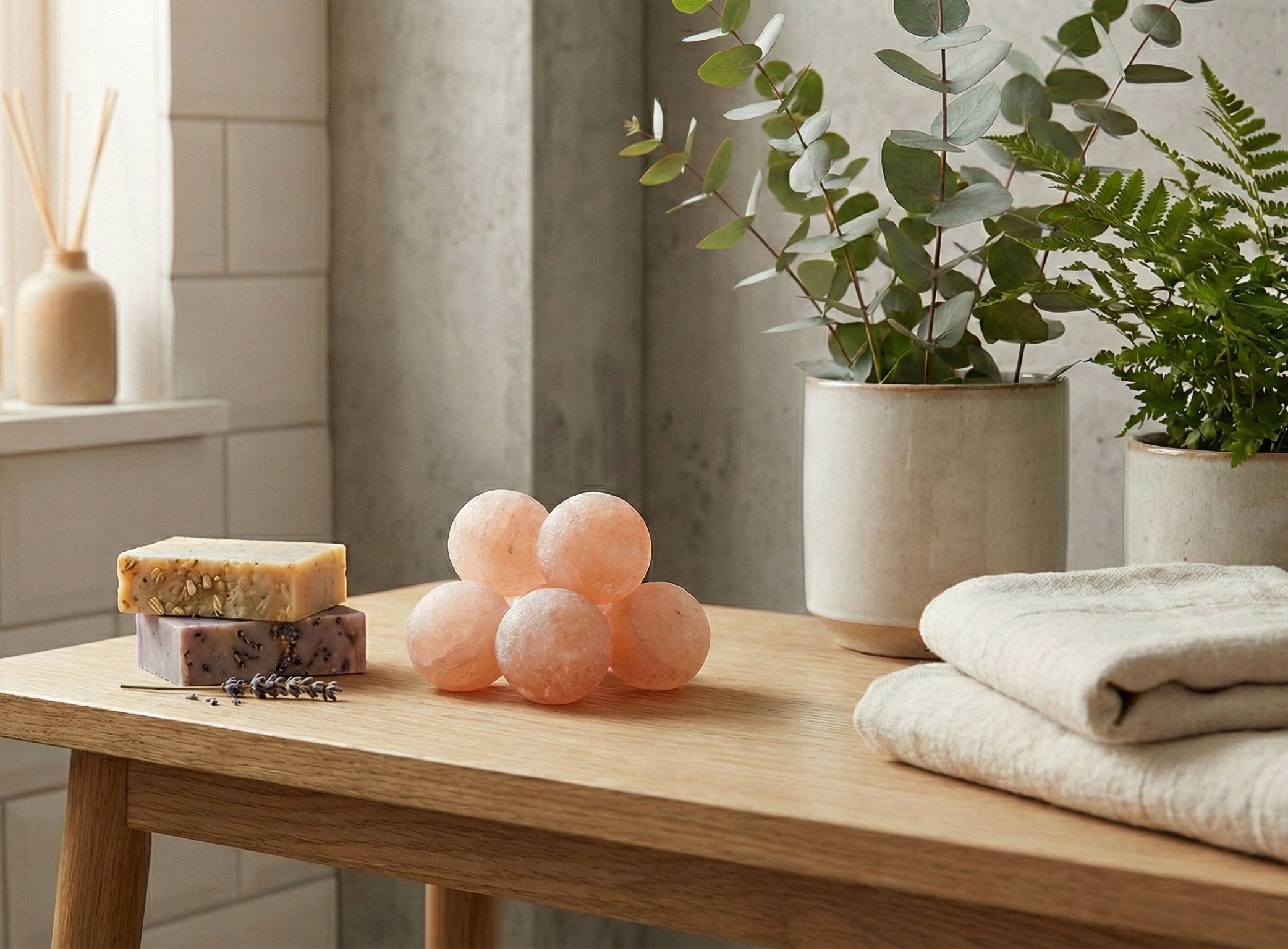 Kula do masażu solna 5 cm - naturalna sól himalajska Zdrowie Relaks spa - obrazek 5