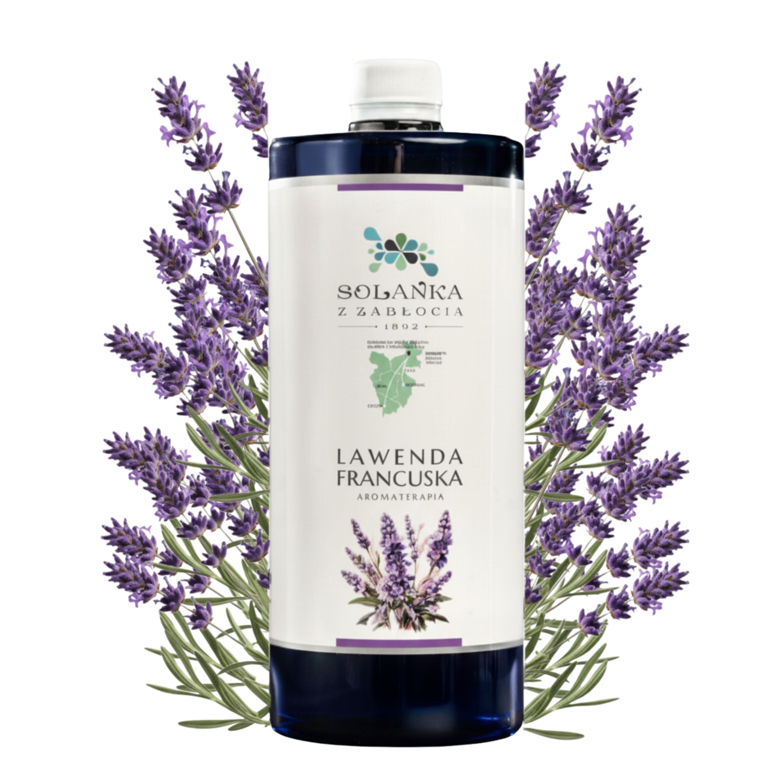 Oryginalna Solanka Lawenda Francuska 1L-5L do kąpieli, aromaterapii