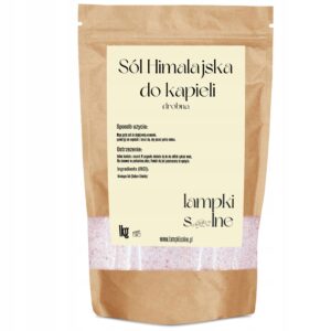 Sól Himalajska do Kąpieli Drobnoziarnista 1kg Naturalna Certyfikowana